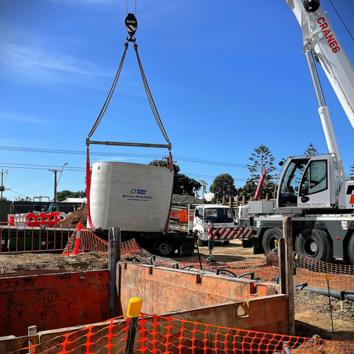 Drainace pumping station